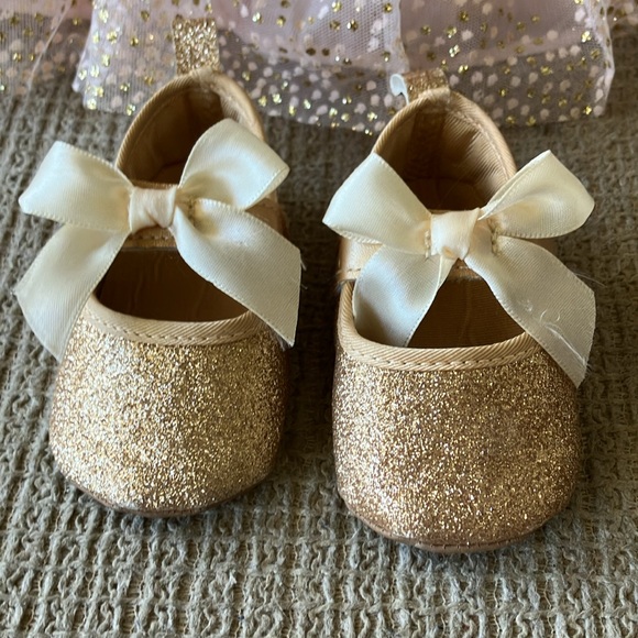 Infant Party Dress with Matching Shoes - Picture 2 of 7